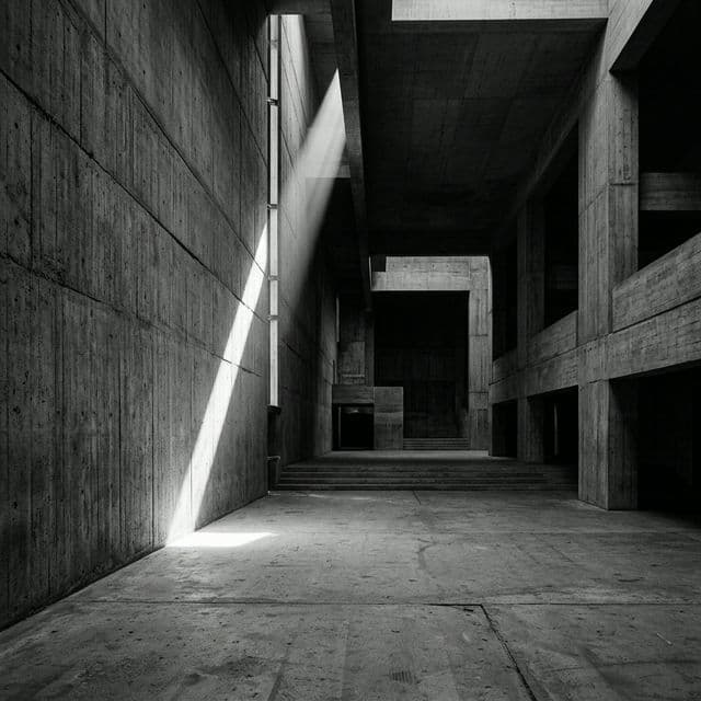 Brutalist structural gap